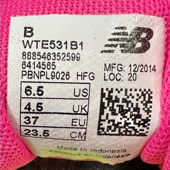 NEW BALANCE WTE531B1 Trail Running Shoes Women’s Size 6.5 Gray Pink Athletic - Picture 9 of 9